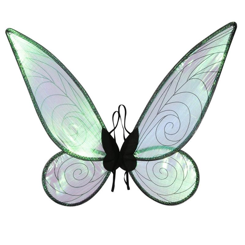 Slavnostní večírek oslnivé motýlí křídlo Halloweenská víla kostýmová rekvizita