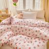 All-Season Cute Cartoon Print Comforter Adults Children Thick Warm Winter Quilts Single Double Size Soy Fiber Soft Quilt for Bed