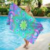 Vintage Colorful Patterns Beach Towel Quick-drying Super Absorbent Suitable for Beach Vacation Pool Yoga Summer Gift for Friends