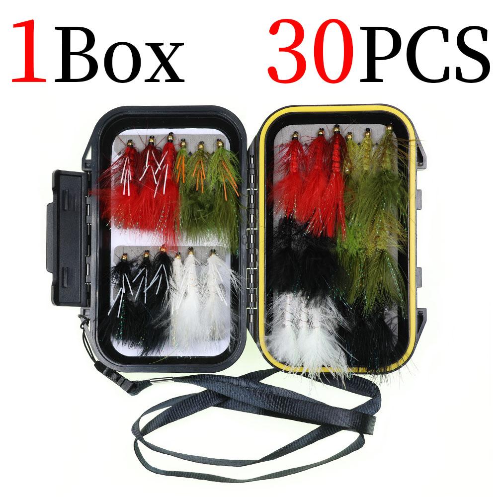 

Набор мушек для нахлыстовой рыбалки 30/70/88/92 шт. с Woolly Bugger, нимфой Hare s Ear, сухими/мокрыми мушками, Elk Hair Caddis, Royal Wulff, чешской нимфой