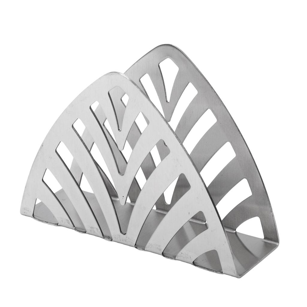Napkin Holder for Tabletop Modern Upright Hollow Napkin Dispenser Stand for Kitchen Dining Cocktail Picnic Bar