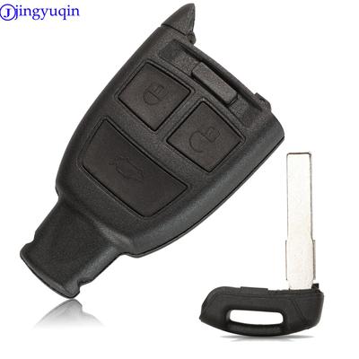 Jingyuqin 3 Botones Carcasa Llave Coche Remota Fob Para Fiat 500 Punto Croma Cubierta Carcasa Sin Hoja Accesorios