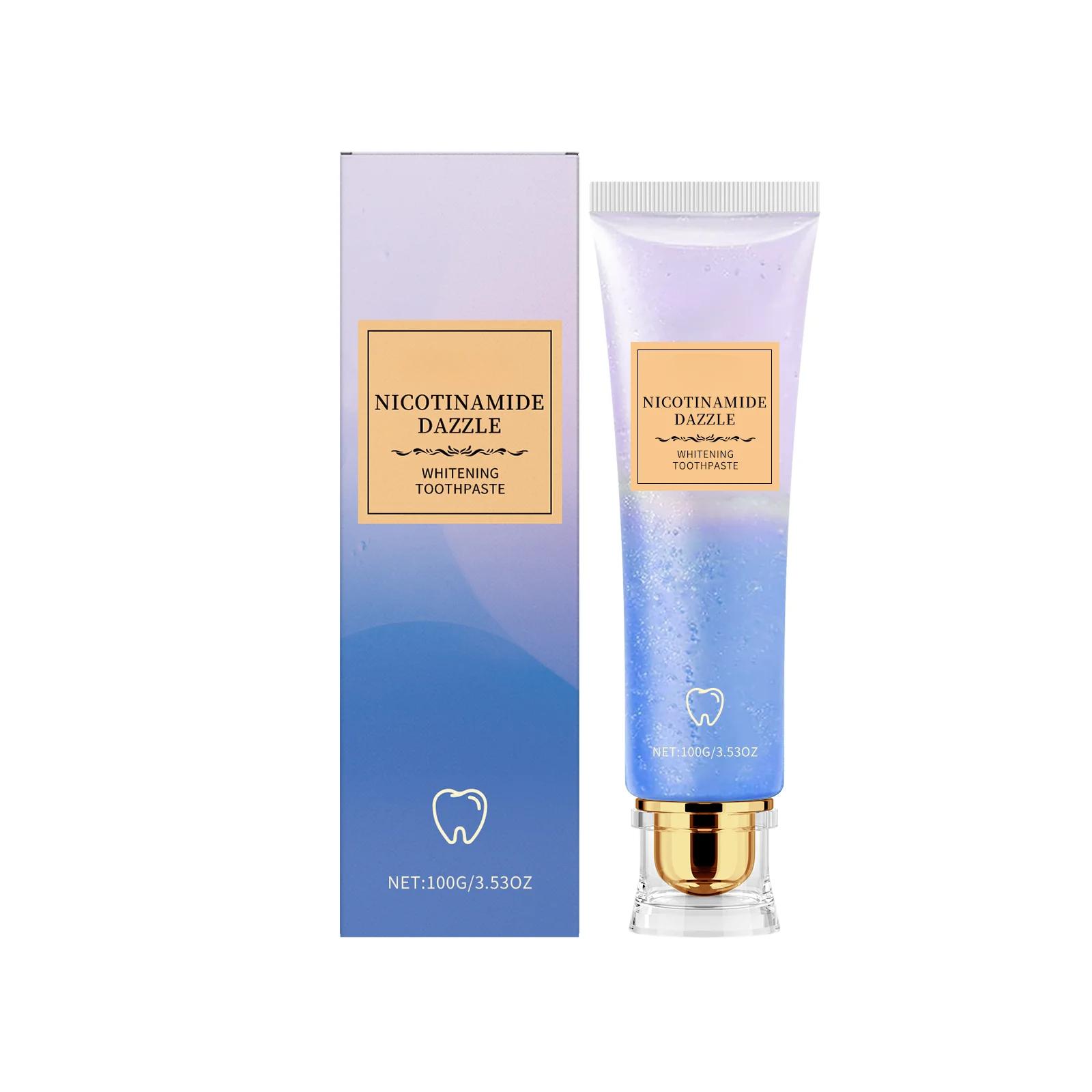 

Ниацинамид Корректор Зубная паста Отбеливание Зубов Удаление Пятен Налета Защита Эмали Уменьшение Пожелтения Зубов Освежающий Уход за Полостью Рта 1pc