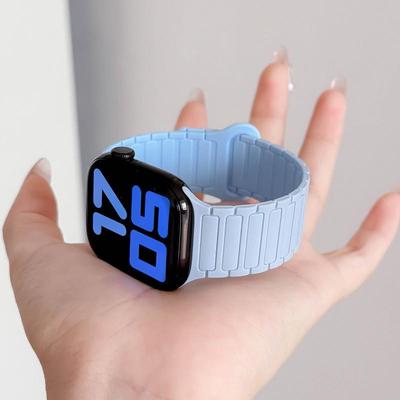 Pasek Sportowy Peony do Apple Watch S9-S10, SE - Oddychający Pasek na Nadgarstek