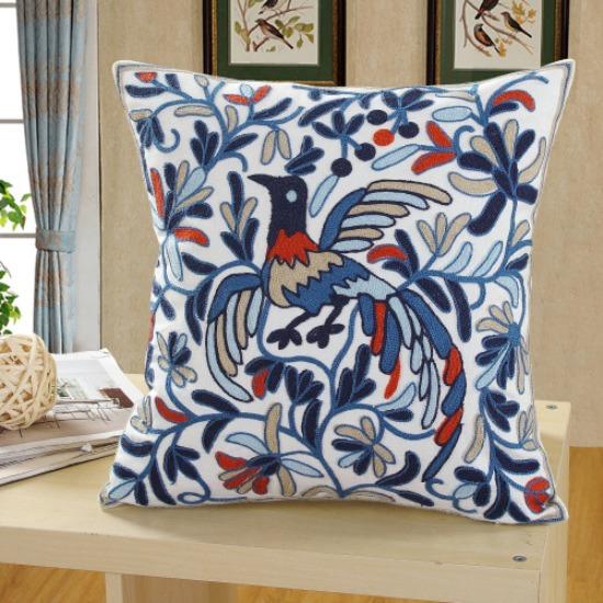 Werbegeschenke Souvenirs Baumwolle Bestickt Stickerei Kissen Nachttisch Niedlich Cartoon Großes Kissen Nordisch