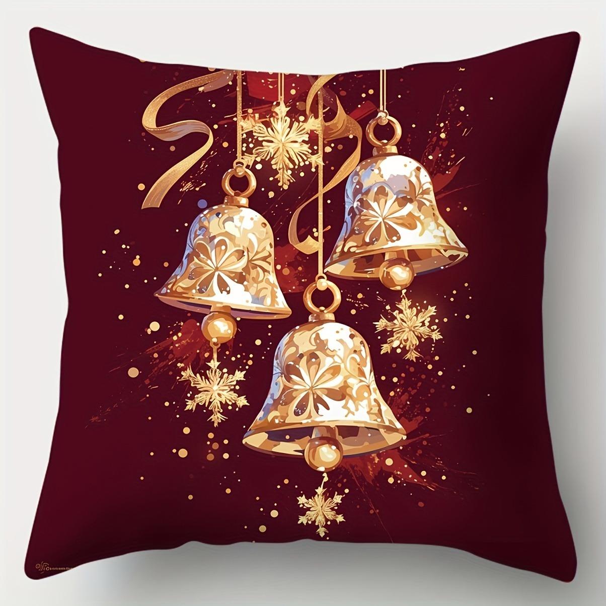 Рождественские украшения наволочка подарок олень Рождественская елка наволочка гостиная диван подушка комплект комната украшение дома 40x40cm 644₽