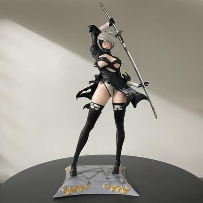32cm Anime NieR 2B Figure Automata Pod YoRHa No. 2 Type B Two Head PVC Action Figure Toy Collection Model Gift