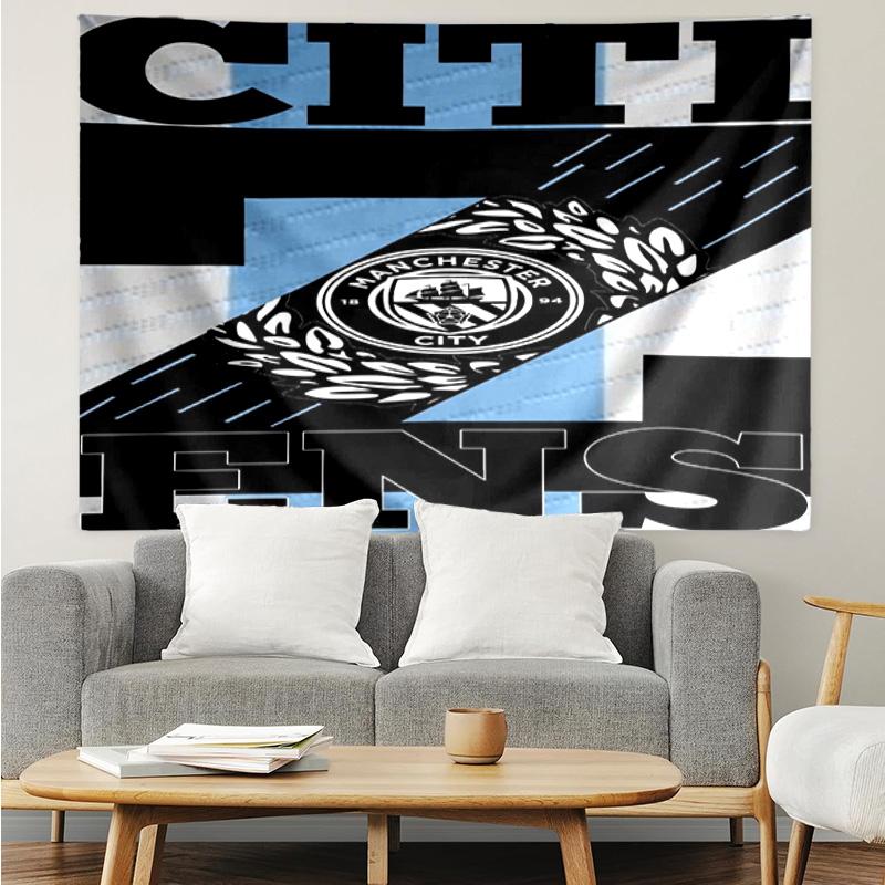 City Football Club Printed Printed Tapestry, for Bedroom,Livingroom, dormitory, Large Wall Decor, Fabric Decor Fan Birthday Gifts