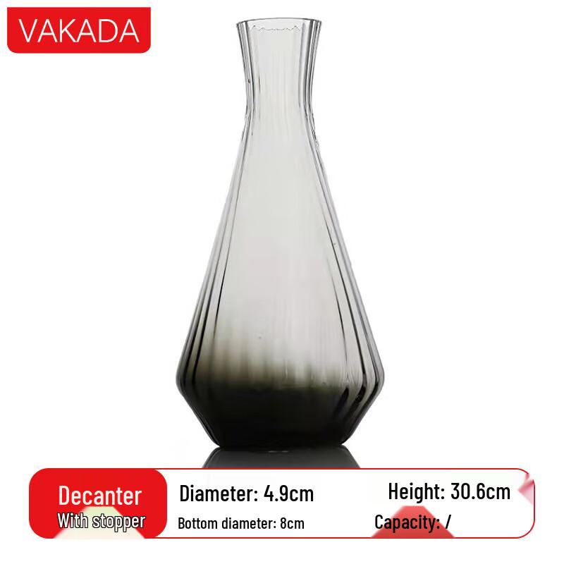 VAKADA Glass Wine Decanter