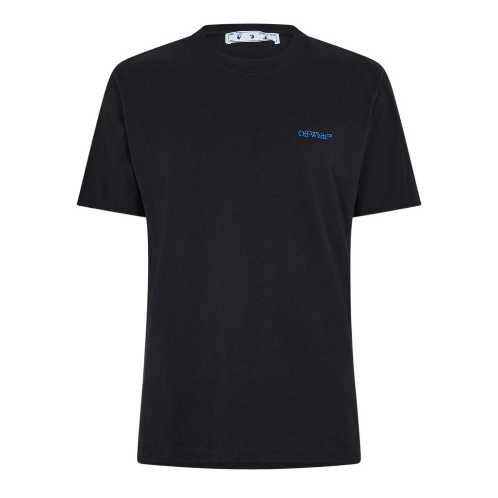 Off White Mens Cotton Regular T-Shirt