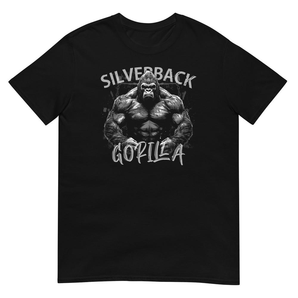Gorilla Silverback Tshirt Silver Back Jungle King Design Unisex Tshirt Unisex T-Shirt XXL