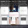 Tuya App Remote Control Single Fire Wire and Neutral Wire Smart Wall Switch 1 Gang Smart Switch