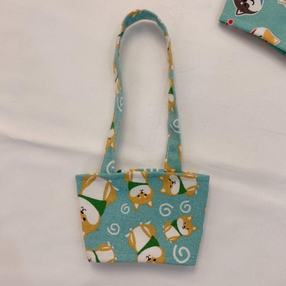 Handheld Water Bottle Carry Bag Cartoon Printing Cup Sleeve Portable Water Cup Pouch  Children