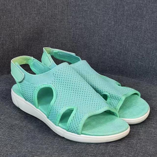 Damsandaler Andningsbara Mesh Sommarskor För Kvinnor Flats Damsandaler Mjuka Ortopediska Damskor Chaussure Femme