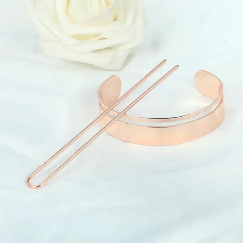 1Pc Women Girls Hair Accessories Minimalist Half Circle U-shaped Hairpin Hair Stick