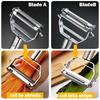 3 BUC Peeler de Legume pentru Bucătărie Oțel Inoxidabil Răzătoare de Pepene Dublu Cap Peeler de Uz Casnic Multi-Funcțional Peeler de Fructe și Legume