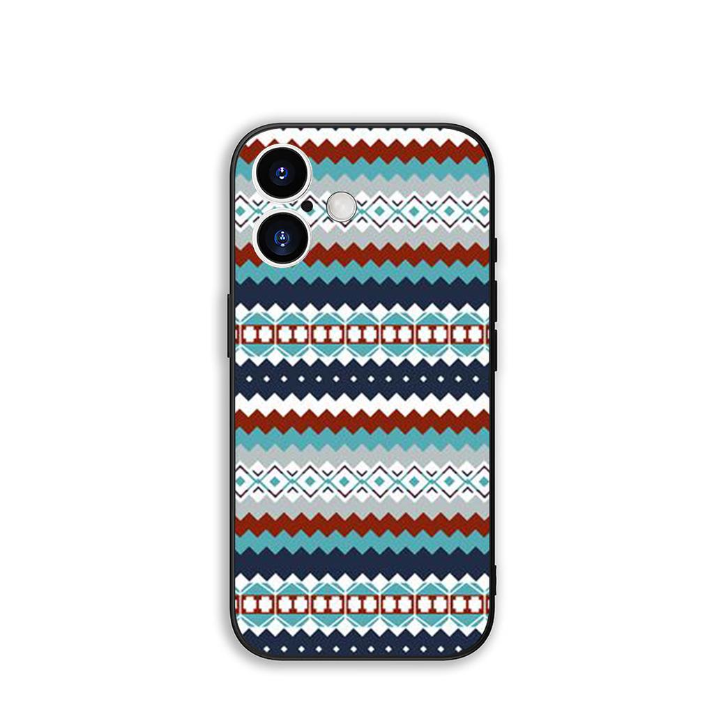 For Samsung Galaxy S25 S23 S22 S24 FE Ultra Plus A56 A05 A06 A15 A16 A57 S7 Edge Phone Case Texture Aztec Tribal Tribe Colorful