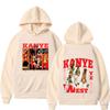 Rapper Kanye West Album 2026 Tour Vintage Print Hoodie Unisex Hip-hop Sweatshirt Long Sleeves Loose Aesthetic Trend Pullover
