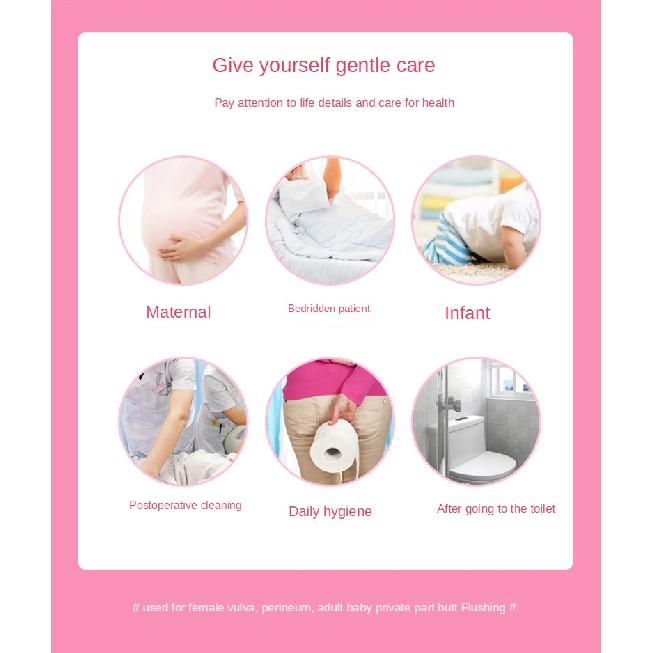 Portable Bidet Private Parts Flushing Device Baby Butt Cleaner Confinement Pregnant and Lying-in Women's Perineum Body Bidet