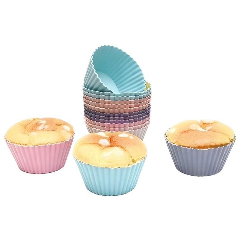 Hitzebeständige Silikon-Backförmchen - Ofenfest für Muffins & Cupcakes
