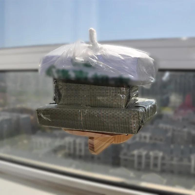 Wooden Sucker Cat Climbing Frame Scratching Post Strong and Durable Wall Hanging Cat's Nest Bed Frame Pet Furniture Products