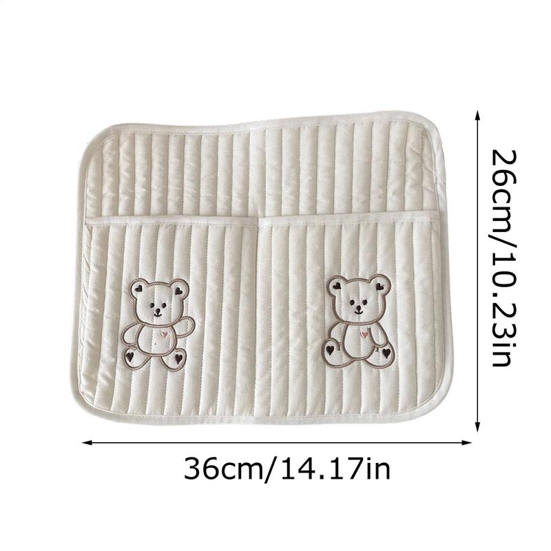 Baby Bag Organizer Multi-pocket Bed Storage Pouch Bedside Pocket Hangable Diaper Storage Organizer Crib Organizer For Bedside