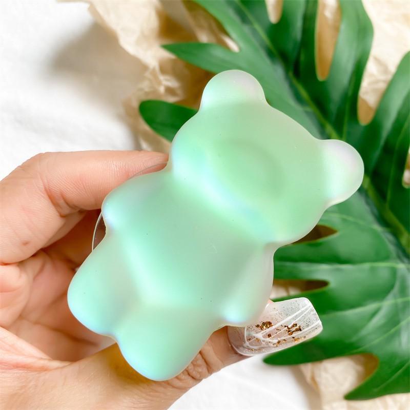 Korean Colorful Bear Airbag Bracket Cartoon Candy Matte Phone Stand Desktop Folding Gift