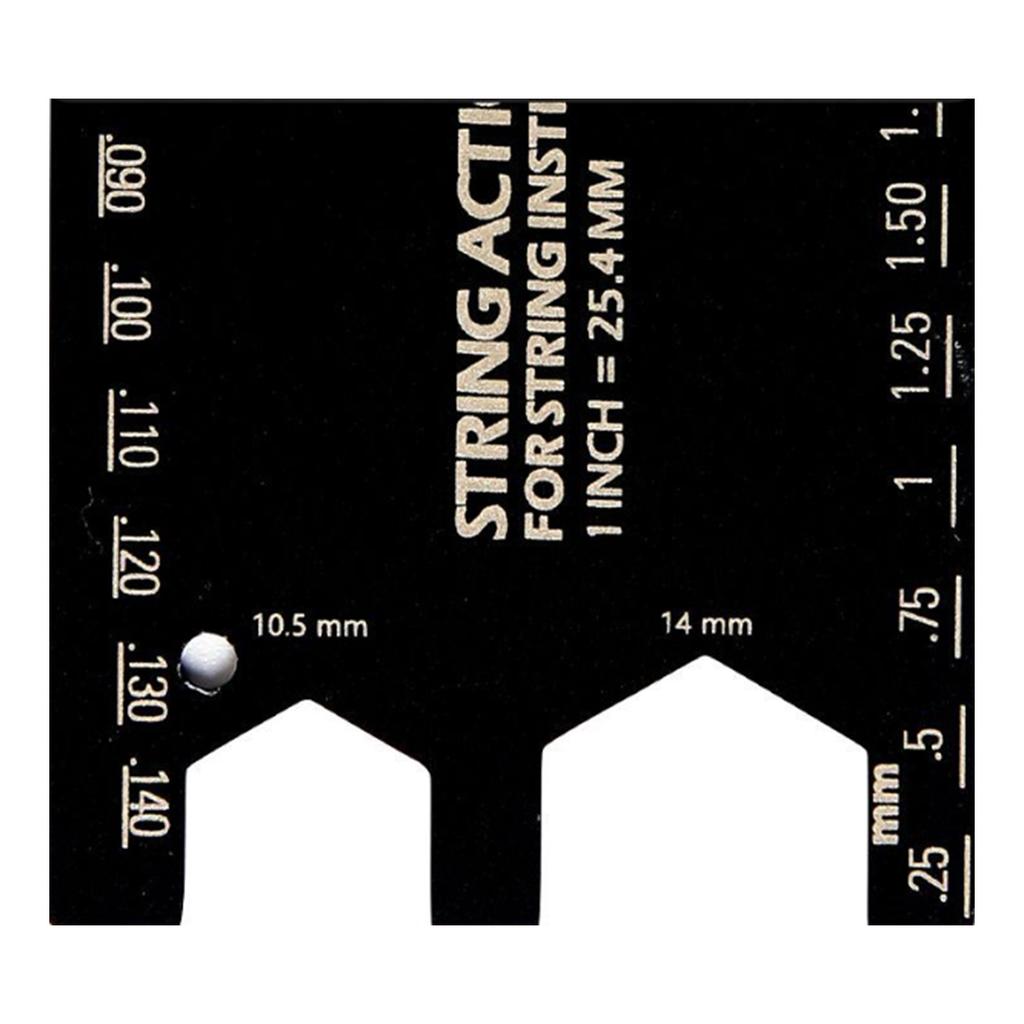 String Height Measurement Tool Guitar String Action Ruler Gauge Guitar Fret Leveling Ruler Fret Catcher Luthier Tool