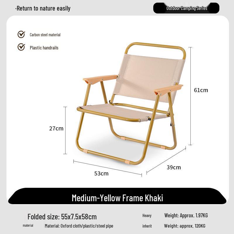 Kermit Outdoor Folding Aluminum Alloy Camping Chair