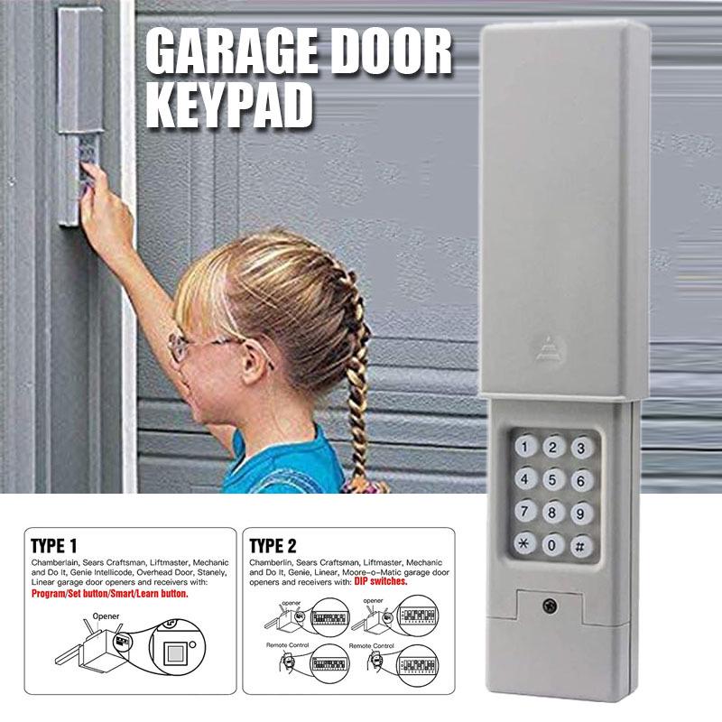 Universal Garage Door Opener Keypad 893MAX 315-390MHz