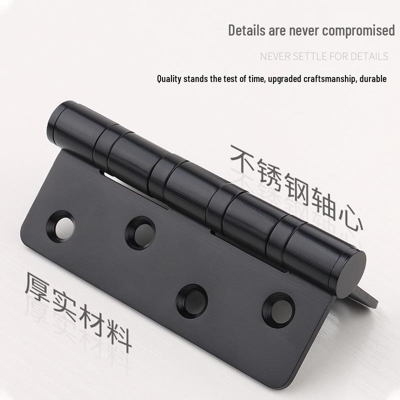 Silent Stainless Steel Aluminum Alloy Invisible Door Hinge for Indoor Folding Door and Window.