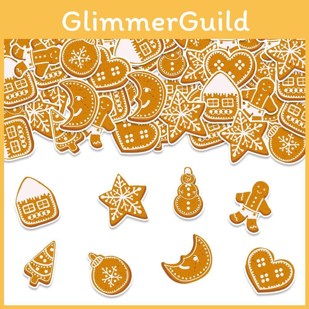 Gingerbread Christmas Man Party Confetti For Holiday Table Celebrations Decor