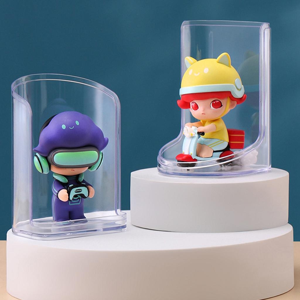 Dust Proof Action Figure Storage Boxplastic Clear Transparent Cartoon Figure Doll Display Case
