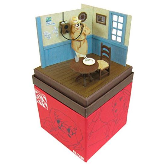 Sankei Studio Ghibli Mini Porco Calling from Paper Craft Porco, Non-Scale MP07-24