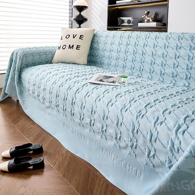 

Премиальный чехол на диван из ледяного шелка 2025 новый летний дышащий прохладный чехол-подушка для сиденья пылезащитный с теплоотводом покрывало-полотенце 45 * 45cm Pillow Cover