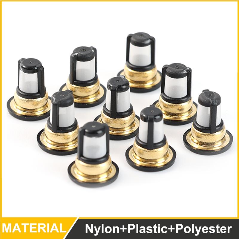 100 PC Car Fuel Injector Micro Basket Filter Repair Kit Polyester Fuel Injector Micro Filter For Honda Civic 2008 2009 2010 2011