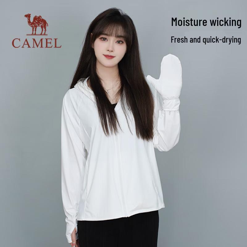 Camel Женская повседневная худи с эффектом охлаждения и защитой от УФ-лучей L