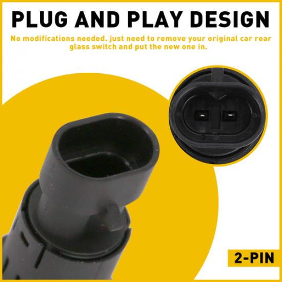 Rear Liftgate Window Release Switch Button for 2007-2014 Tahoe YUSon 22863048 H