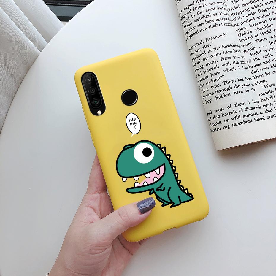 Cartoon Cute Case For Huawei P30 Lite Pro 2020 Cover Soft Silicone Protector Coque For Huawei P30lite MAR-LX1M P30Pro Phone Case