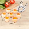 New Stainless Steel Egg Shell Opener Manual Egg Opener Kitchen Gadget Eggs Cutter Convenient Mini Scissors Tools for Cooked Eggs