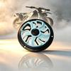 Universal Motorcycle Rotating Fan Cover Shockproof Plastic Spinner Radiator Protects Fan Blades for Bumpy Mountain Road Riding