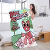 Popular Game D-Dandys World Whitepaper Beach Towel Colorful Bath Towels for Girl Microfiber Quick Dry Custom Sand Free Beach
