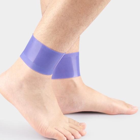 2 stk Leggbeskyttelsesstropper Silikon Fotball Leggbeskyttelsesbånd Elastiske Gjenbrukbare Leggbånd for Menn Kvinner Ungdom Fotballtrening Konkurranser