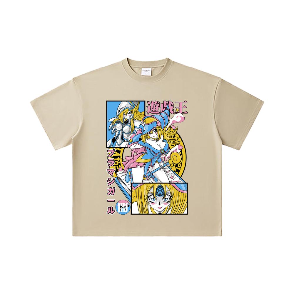 260 GSM Double Yarn 32 Count 100% Cotton Yu-Gi-Oh V4 Maga Obscura Print Unisex Heavy Cotton T Shirt