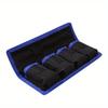 4-Pocket Camera Battery Organizer Pouch | Durable Nylon Storage Bag Travel Charging Case