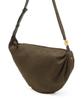 Athe Vanessabruno [Feve] Khaki Suede Fabric Febe Shoulder Bag M Aaba5F105K2