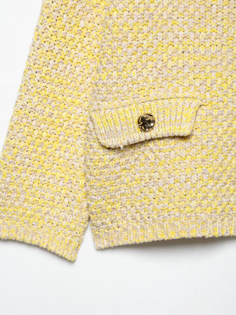 Spring 2025 Women's European & American Style Knit Cardigan - Fashionable, Simple, Versatile