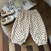 Kinder Frühling/Herbst Corduroy Lässige Jogginghosen Jungen & Mädchen Locker sitzende Haremshosen im Koreanischen Stil