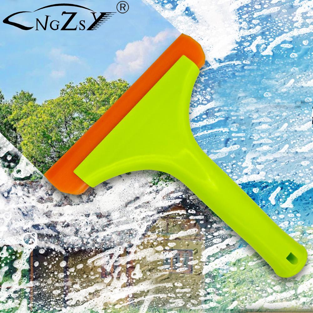 Flexible Silicone Squeegee Auto Handle Water Blade Wiper Car Household Cleaning Tools Glass Door Window Tint Tool Cleaner B101