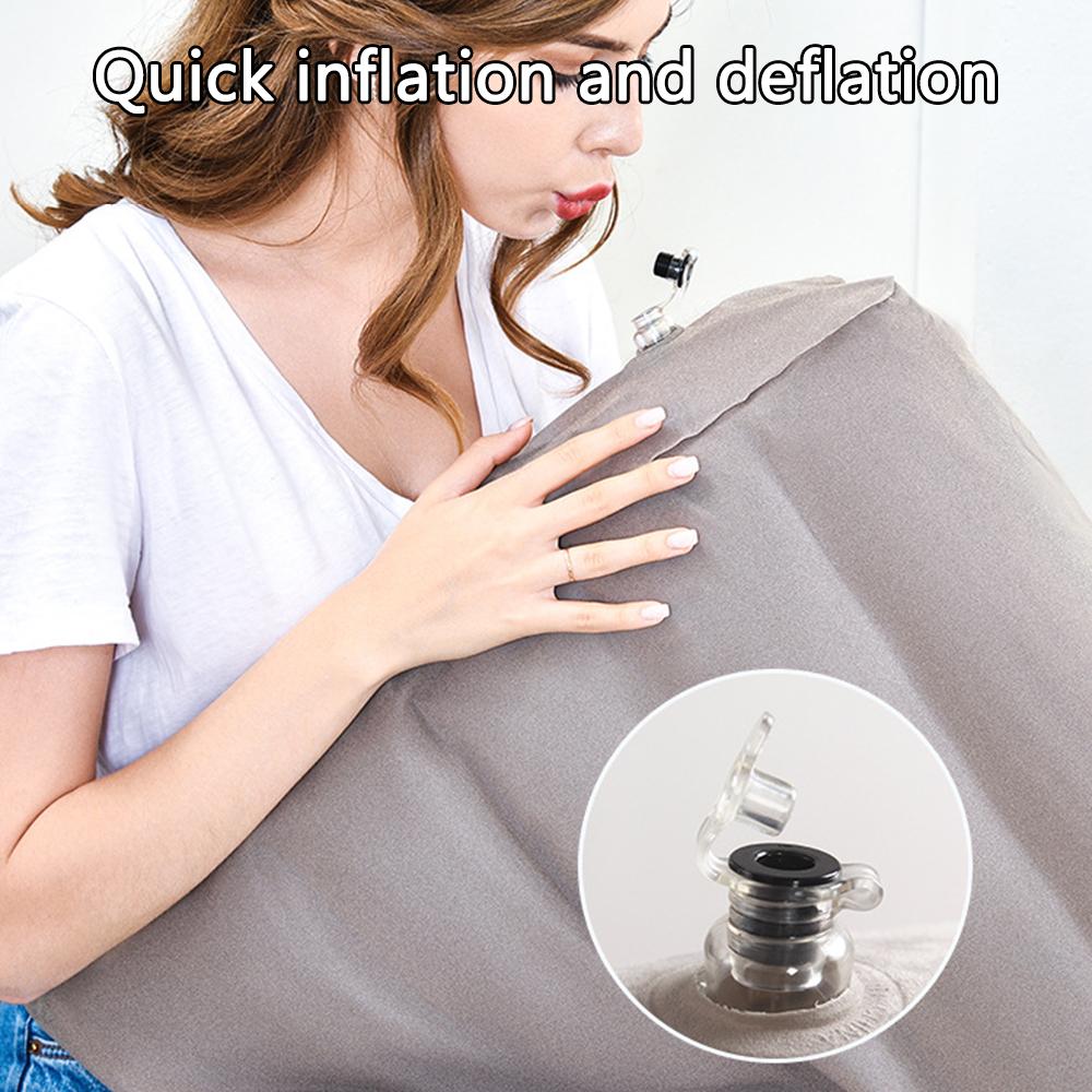 Wedge Pillow Knee Cushion PVC For Travel Camping Sleeping Portable Inflatable Back Pillow Foot Pillow Elevation Leg Pillows